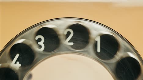 retro vintage phone, a yellow rotary telephone is displayed on a wooden desk, adding a nostalgic touch