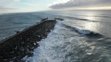 Video-En-Cámara-Súper-Lenta-De-Las-Olas-Del-Mar