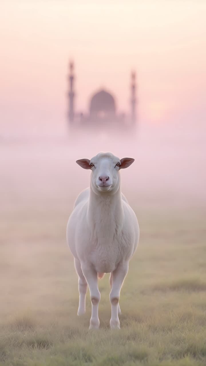 Eid al-Adha Moschea Sfondo islamico 4K