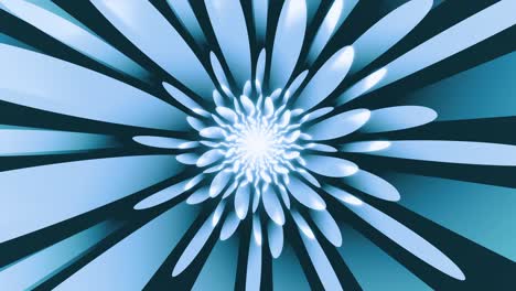 abstract blue background with radial curve streaks loop animation