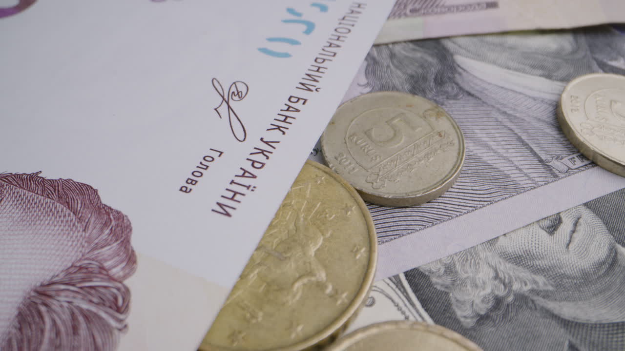 Ukrainian Hryvnia and US Dollar