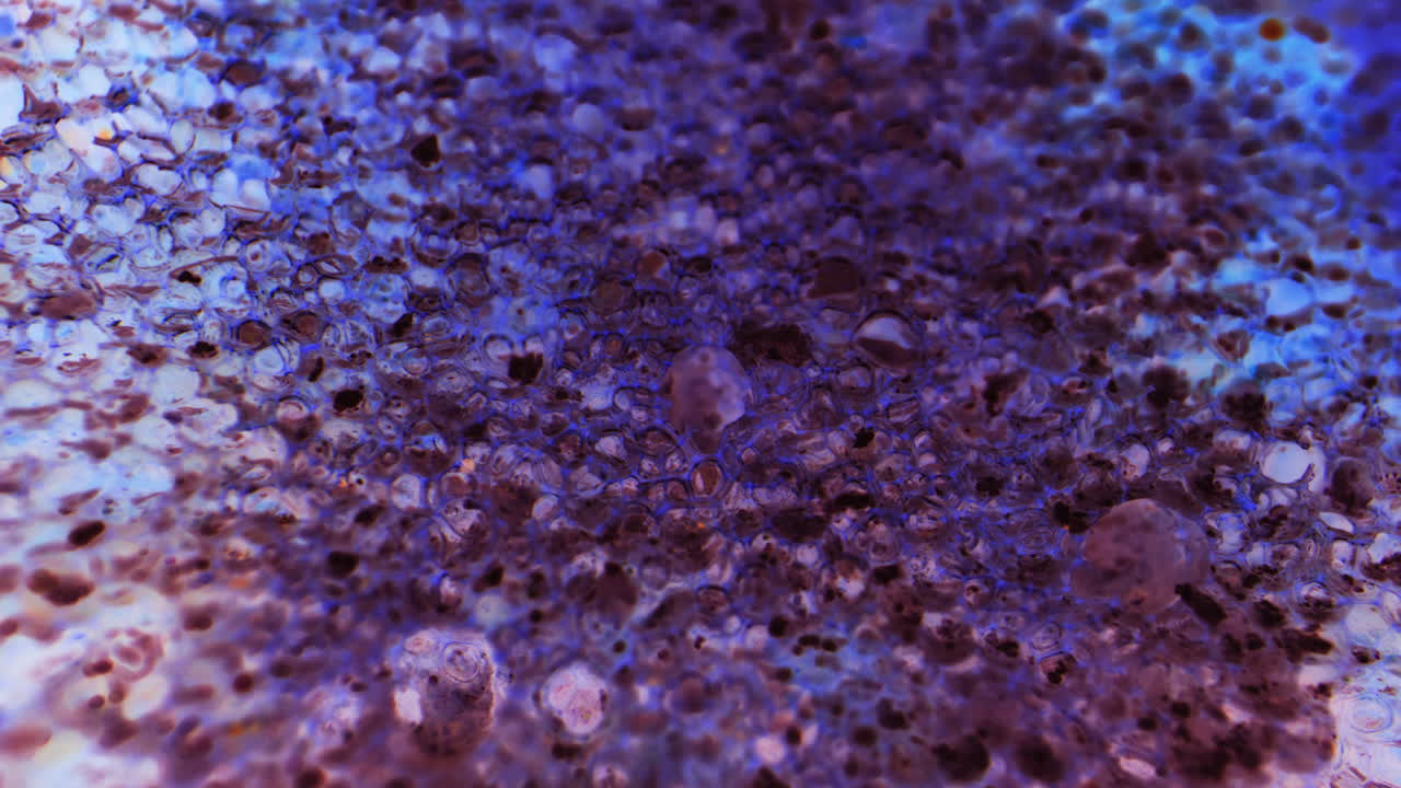 Abstract Macro Photography of a Bubble-like Surface