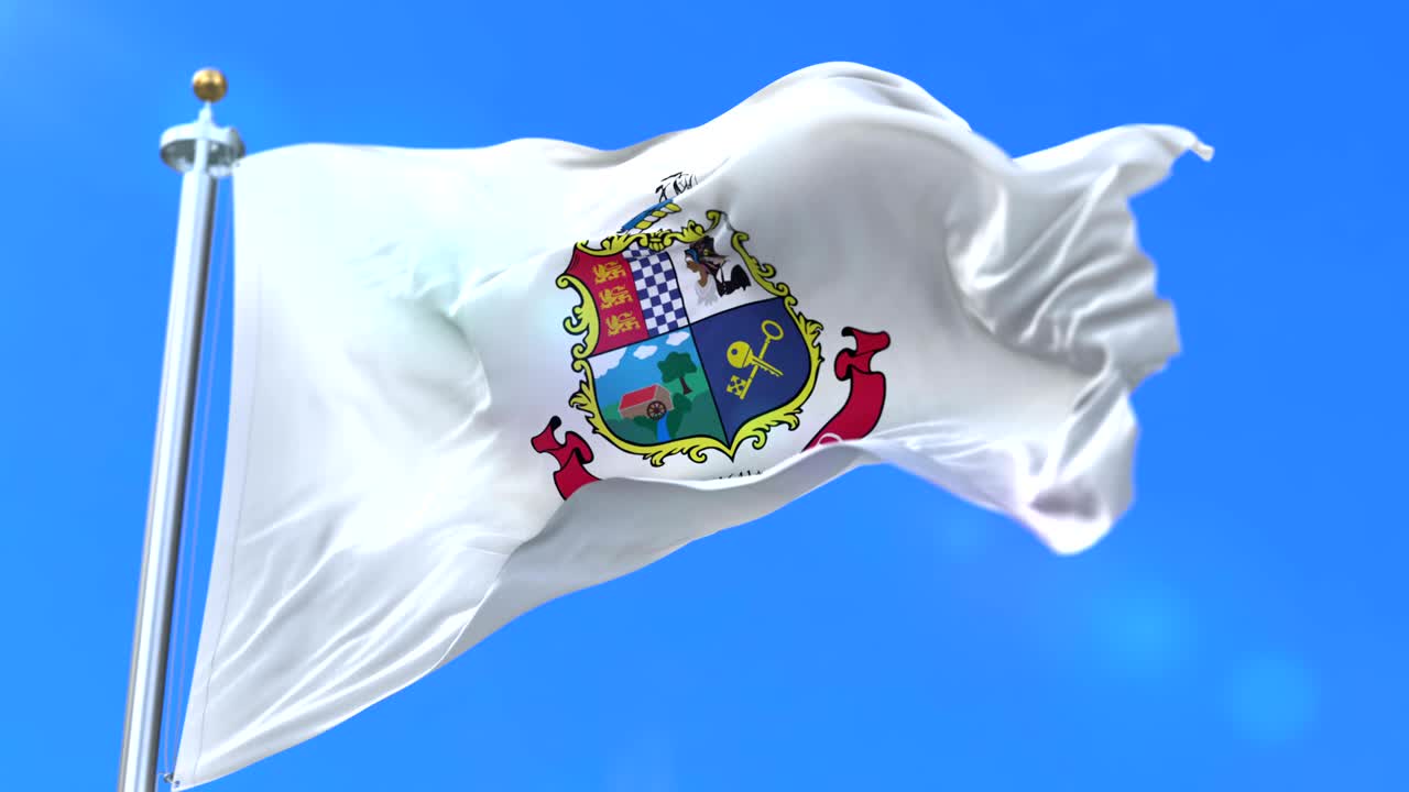 bandera de stamford, ciudad de connecticut en los estados unidos de américa - bucle