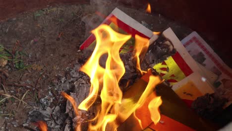 sequential burning of joss paper in a ritual