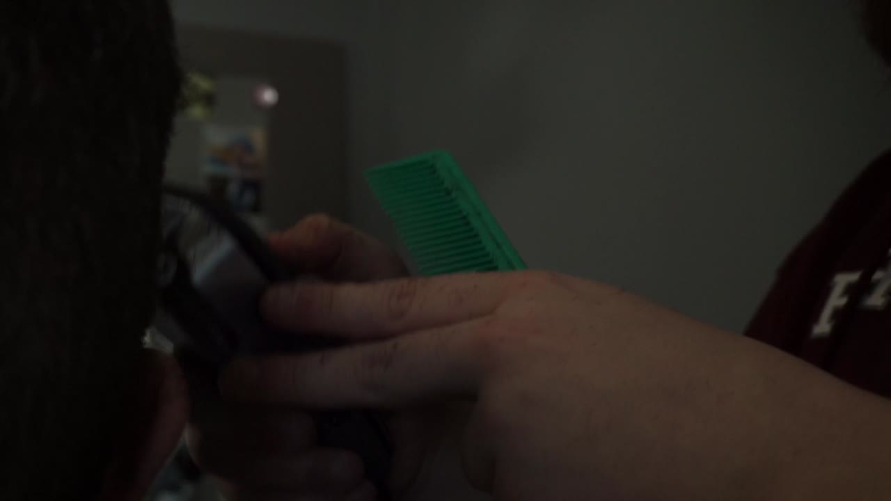 Wide Pan Neckline Sidecut Closeup