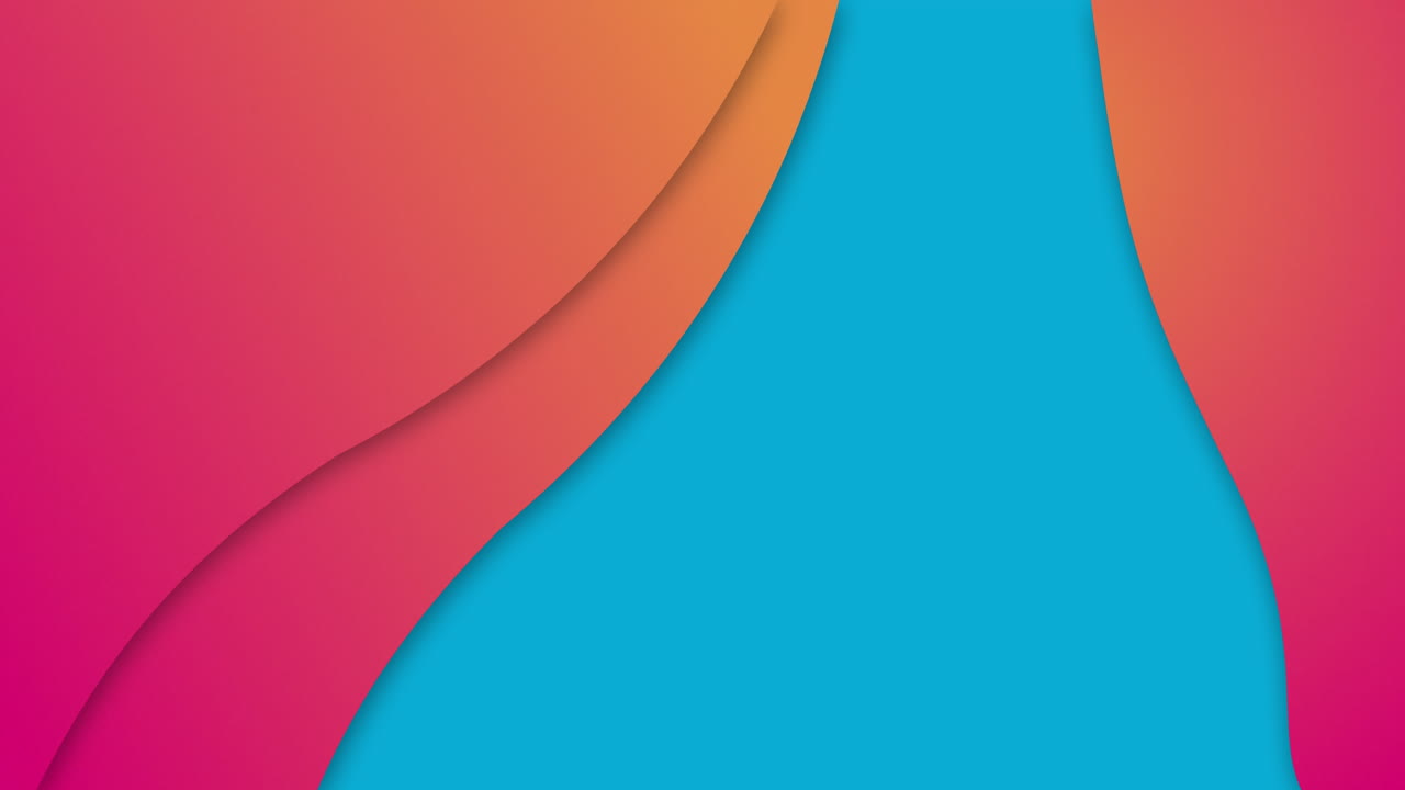 animación de ondas de gradiente que se mueven sobre un fondo azul