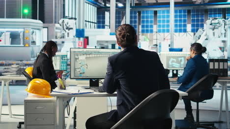 photovoltaics factory administrator tracking green renewable energy production