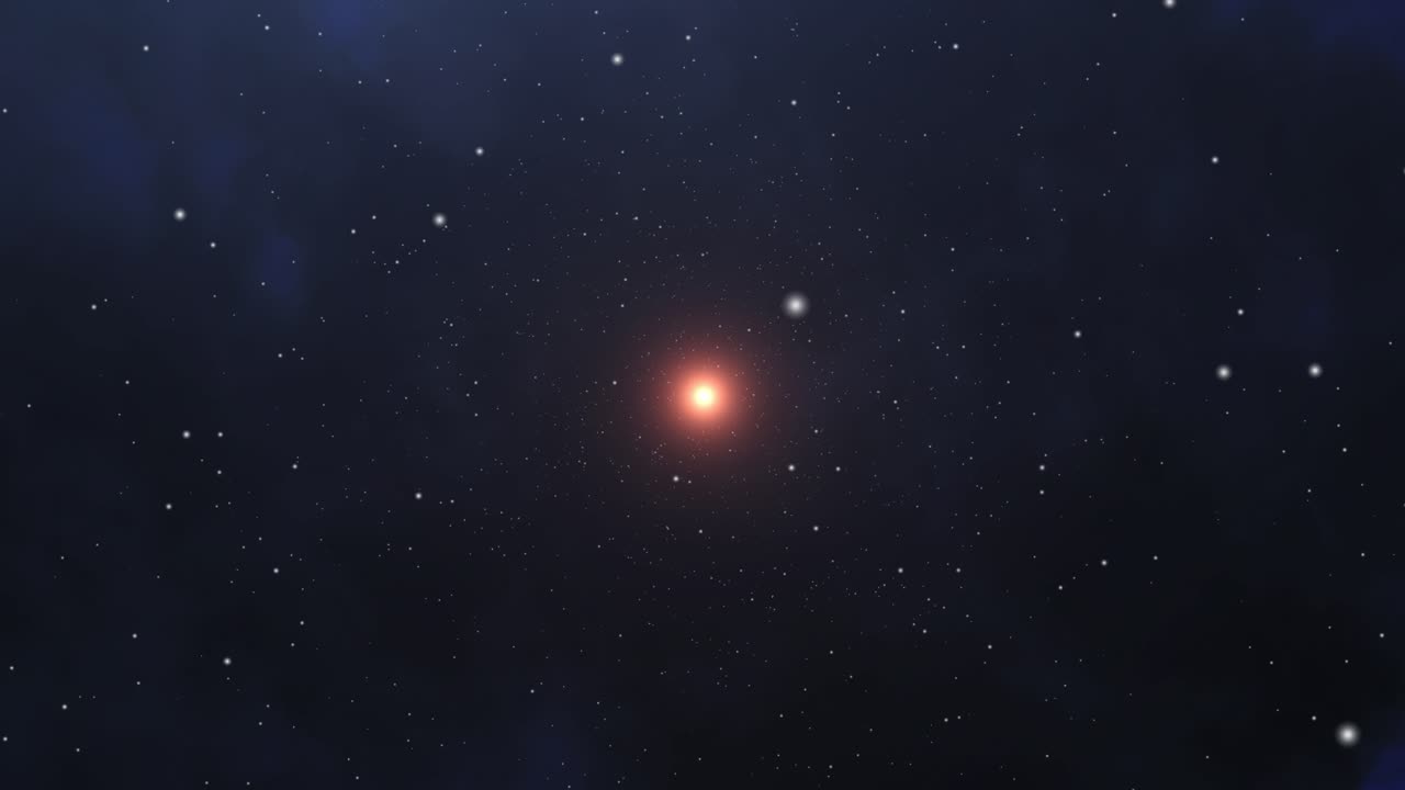 una estrella brillante que brilla en el universo
