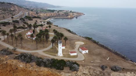 Point-Vicente-Lighthouse-by-Drone-4k