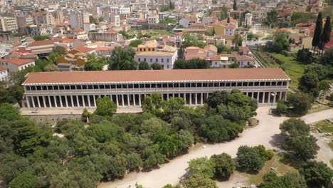 stoa de attalos bumerang disparo en órbita