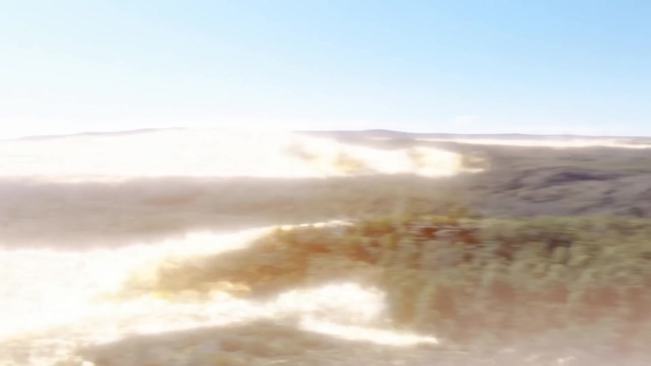 Styrer drone som beveger seg mot solbelyst hav for å fange kystlinjen, skaper linseglimt som belyser busker.