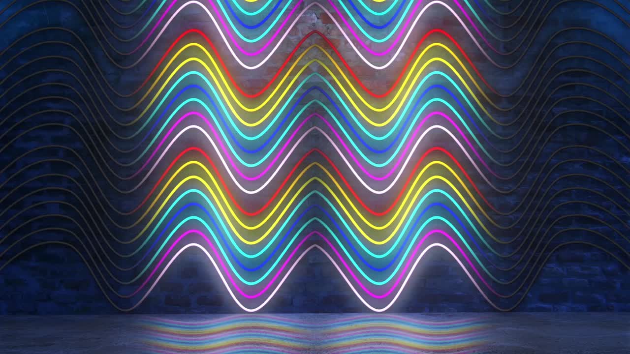 luces de neón fondo abstracto