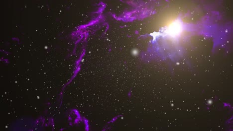 nebula clouds and the surrounding bright light hovered in the universe