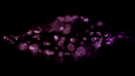 animación de fondo abstracta con puntos