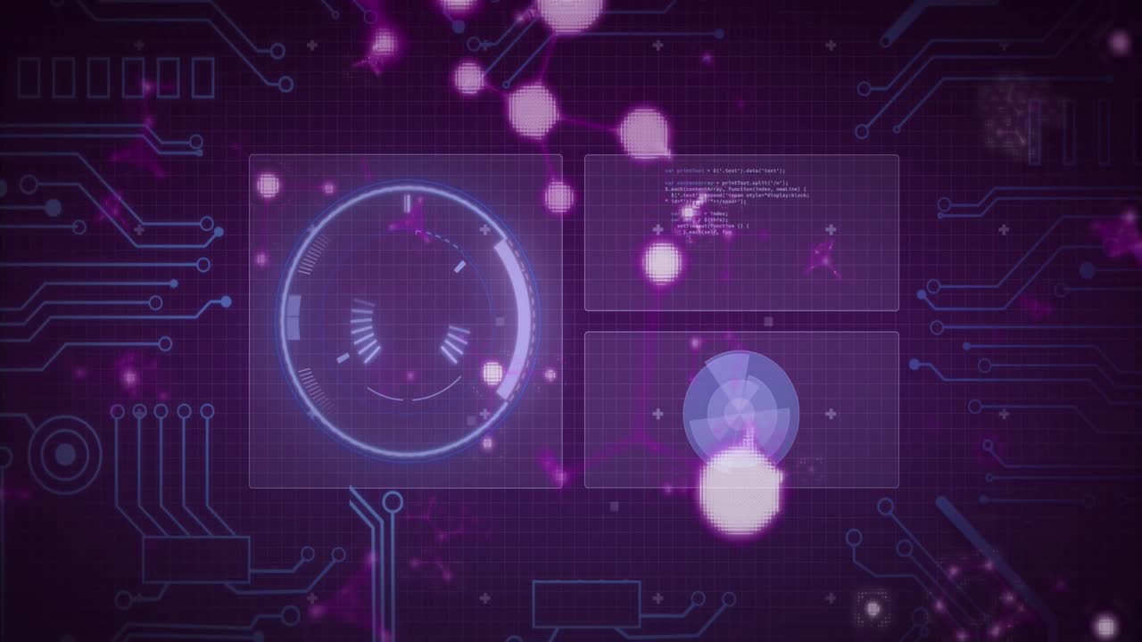 스 ⁇ 을 통해 연결 네트워크의 애니메이션 스캔 및 화면에서 데이터 처리