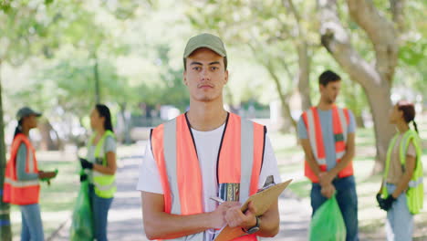 portrait of a young environmental ngo employees