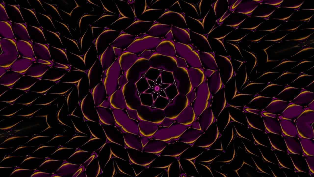 la superficie de terciopelo acolchado cambia de color en la forma de una estrella. video en bucle