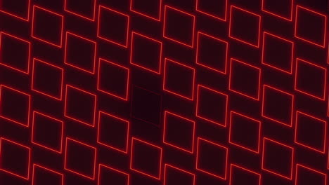 the image showcases a checkerboard pattern consisting of red squares placed against a black backdrop, alternating with black squares set against a red background
