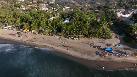 Sayulita,-Mexikos-Hauptstrand-Und-Stadt