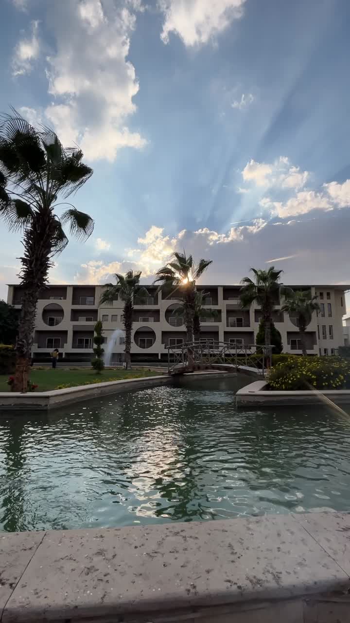 A view of a building overlooking on Lake, close up shot