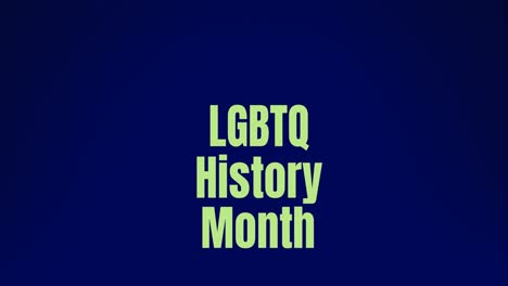 Animation-of-lgbtq-history-month-over-dark-blue-background