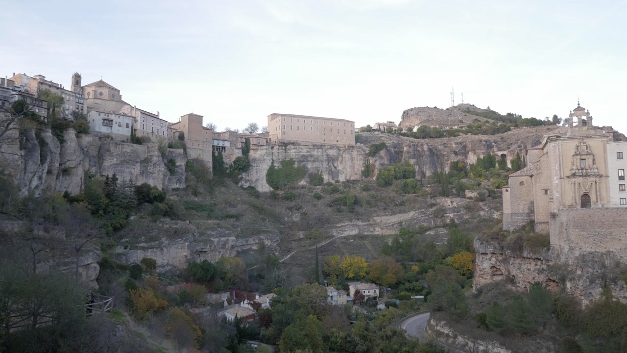 Historic site in Cuenca, Spain with serene scenic landscape view