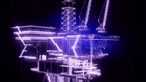 plataforma de petróleo y gas