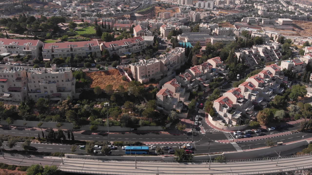 North Jerusalem Pisgat zeev neighborhood Aerial view