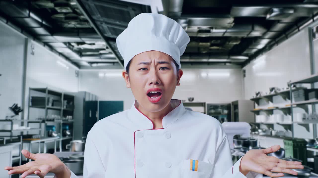 화가 난 요리사