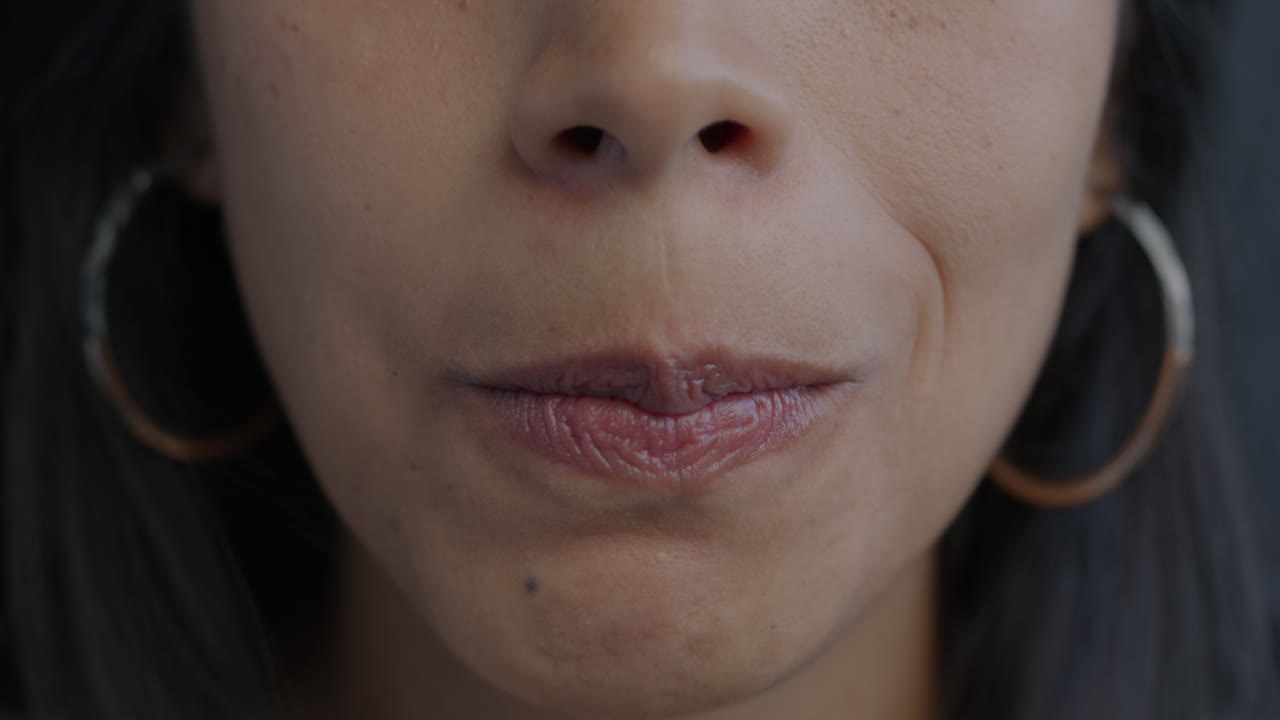 el rostro de la mujer en primer plano