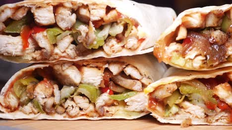 chicken vegetable wraps