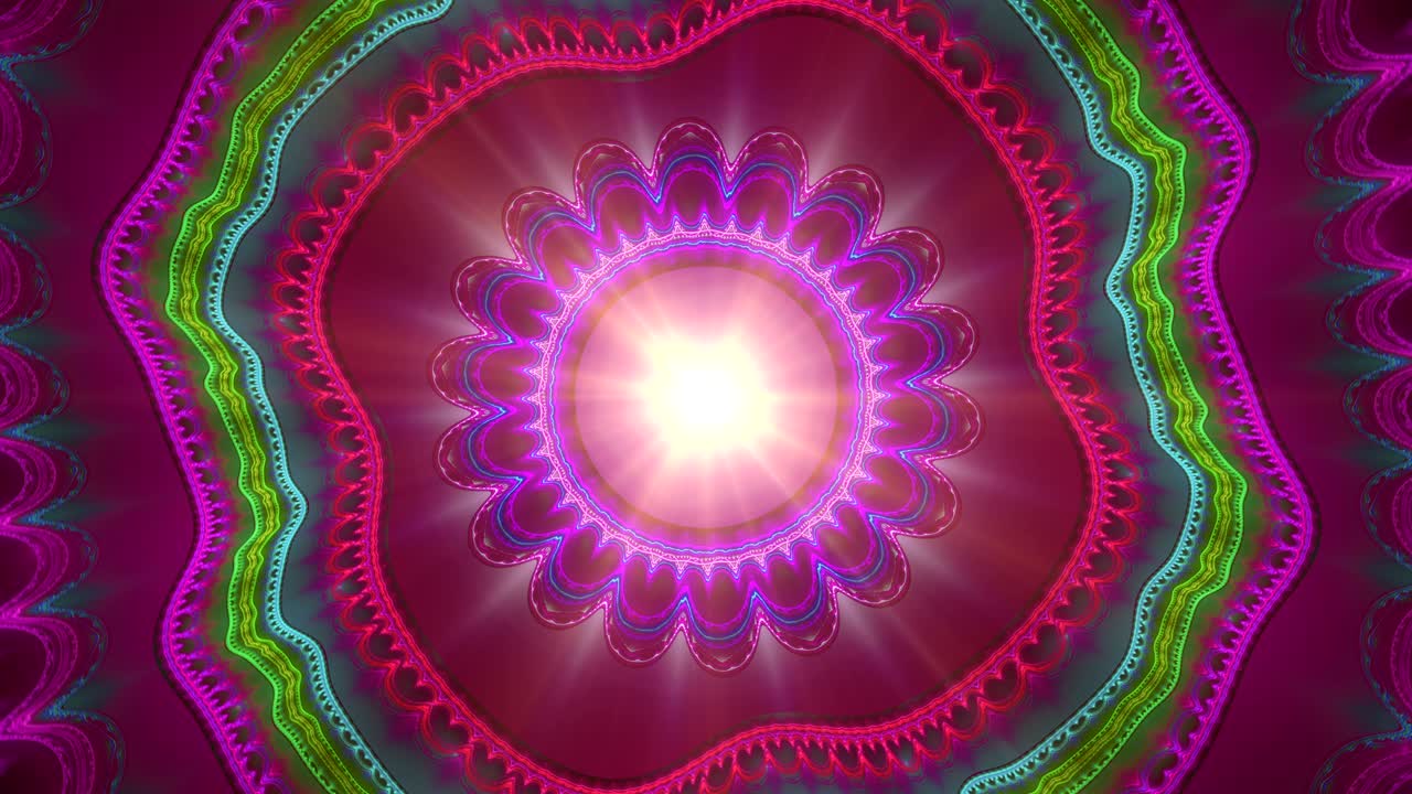 mosaico de rayos abstractos 4k