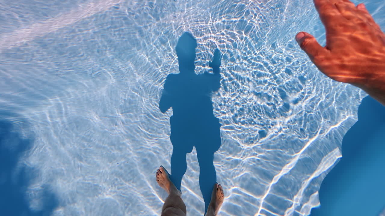 Person in a Swimming Pool