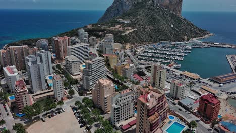 el turismo en calpe, alicante