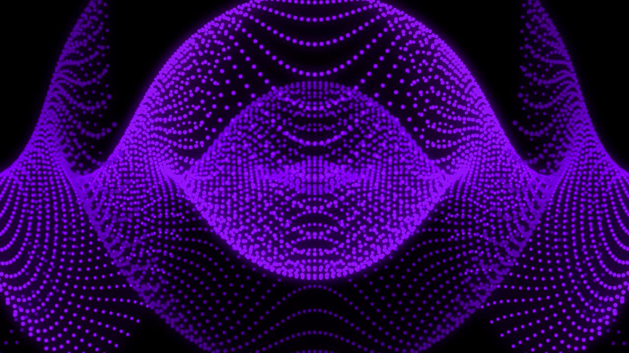 Purple color Dot Shape Pattern animation motion graphics