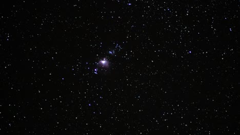 black sky starry loop time lapse