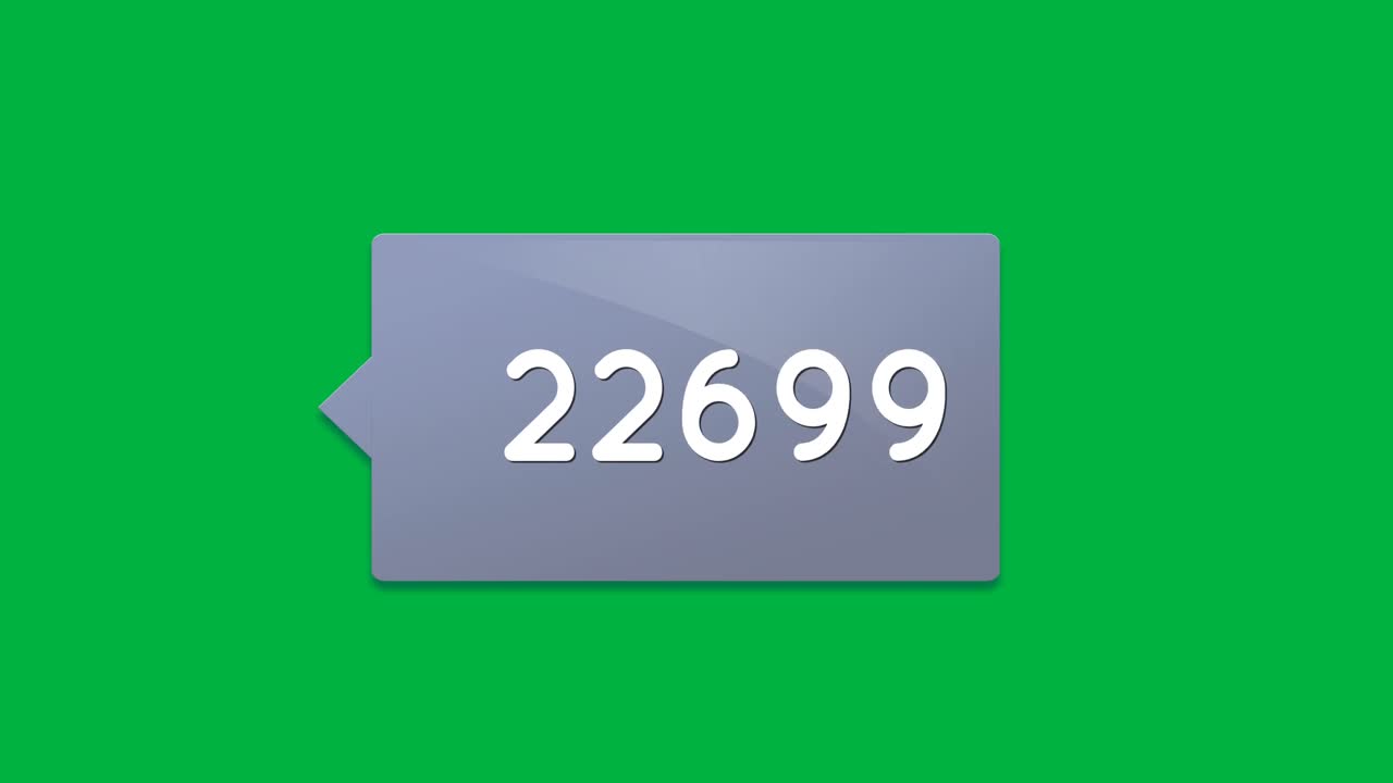 caja de chat gris con números 4k