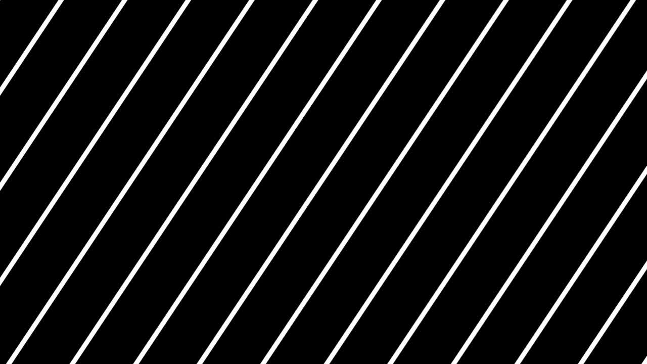 transición de video de movimiento 2d con línea blanca y negra.