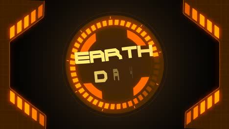 Tag-Der-Erde-Mit-HUD-Elementen-Auf-Dem-Raumschiffmonitor