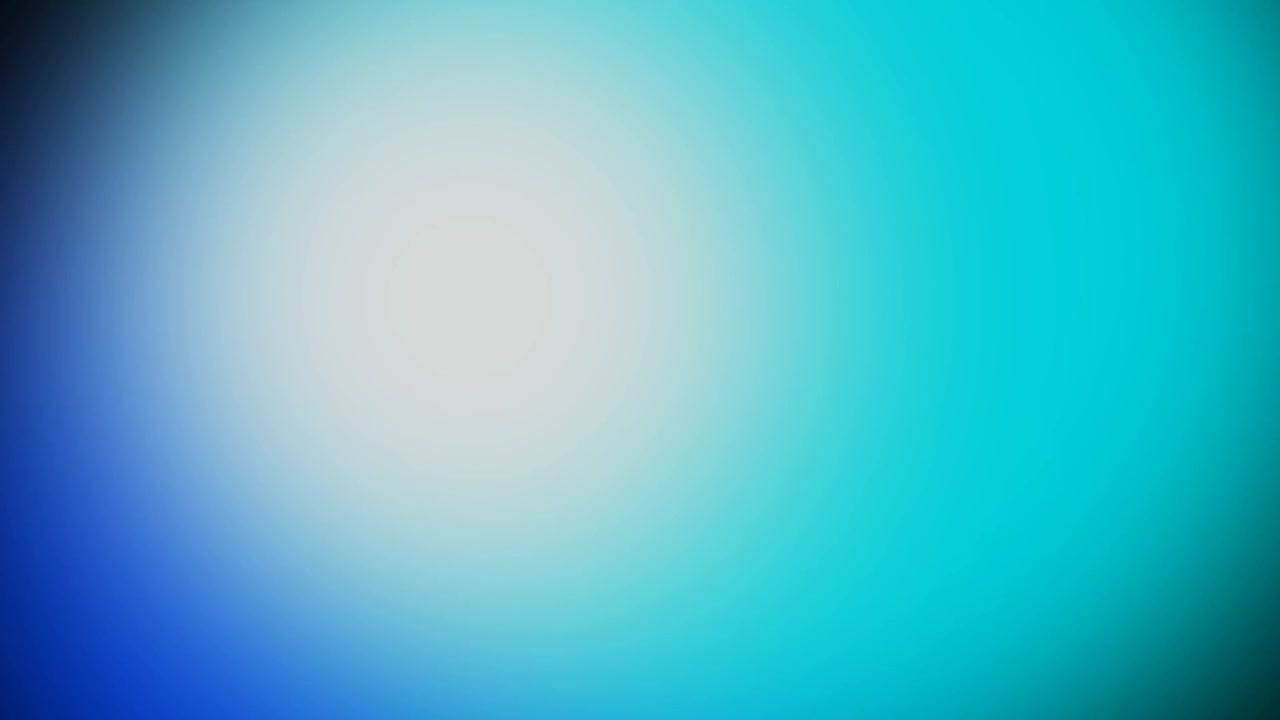 Fundo Abstrato em Movimento com Gradiente de Luz Azul e Ciano em Transição