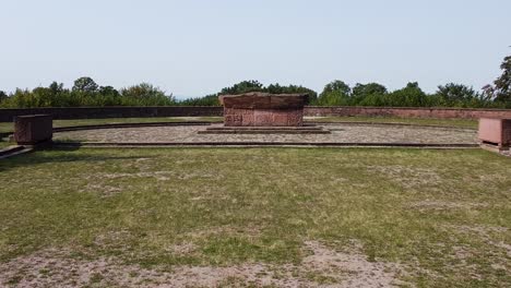 Luftdrohnenansicht-Vom-Ehrenfriedhof-Heidelberg---Ein-Soldatenfriedhof-Deutscher-Soldaten-Des-Ersten-Weltkriegs