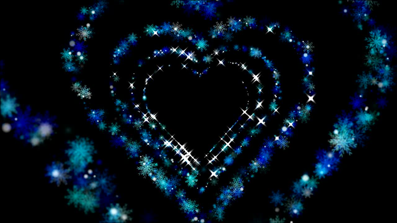 심장 입자 배경, 추상적인 심장, 루프 배경