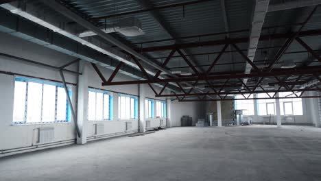 empty office space under construction