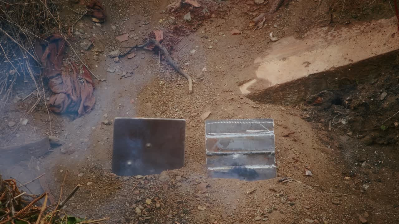 공장에서 아내고 집에서 만든 갑옷판, 강도 테스트, 갑옷판을 보호하기 위해 도자기 가게에서 만들어진 갑옷판