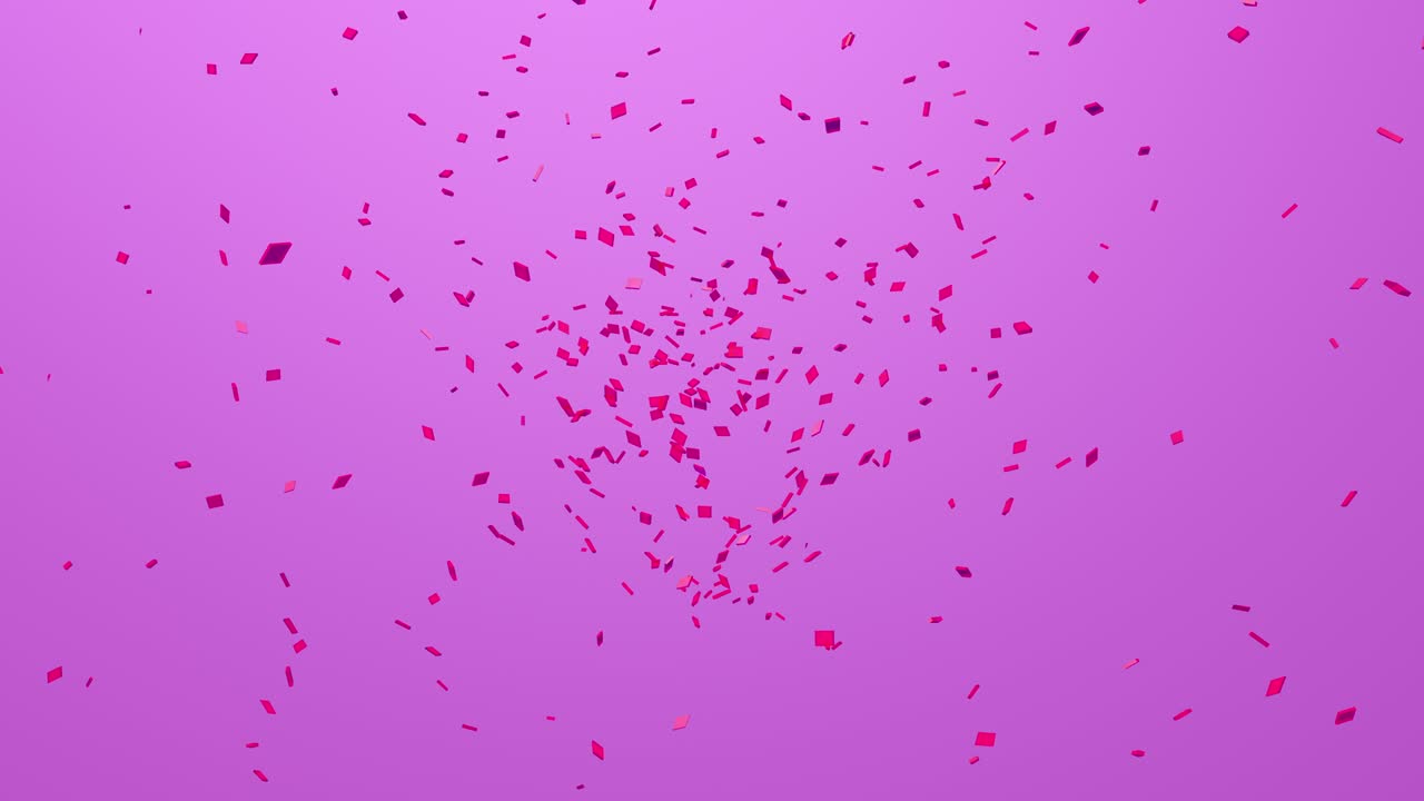 심장 모양 3d 애니메이션: 분홍색 배경에 발렌타인 데이를 위해 회전하고 폭발하는 은 심장 사랑, 휴가, 선물, 로맨스 개념