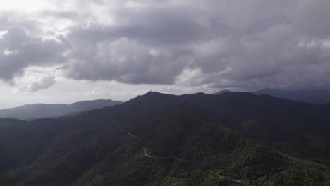 fascinating-video-shot-flying-over-the-area-of-the-Bracco-pass-with-a-lightning-rod-in-the-center-of-the-image