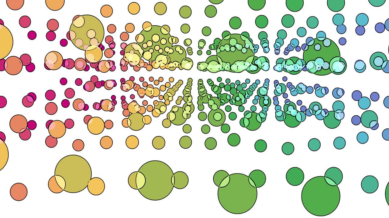 아름다운 거품 입자, 원 배경, 원, 추상적인 입자, 스폰지, 현대적인 스타일의 개념