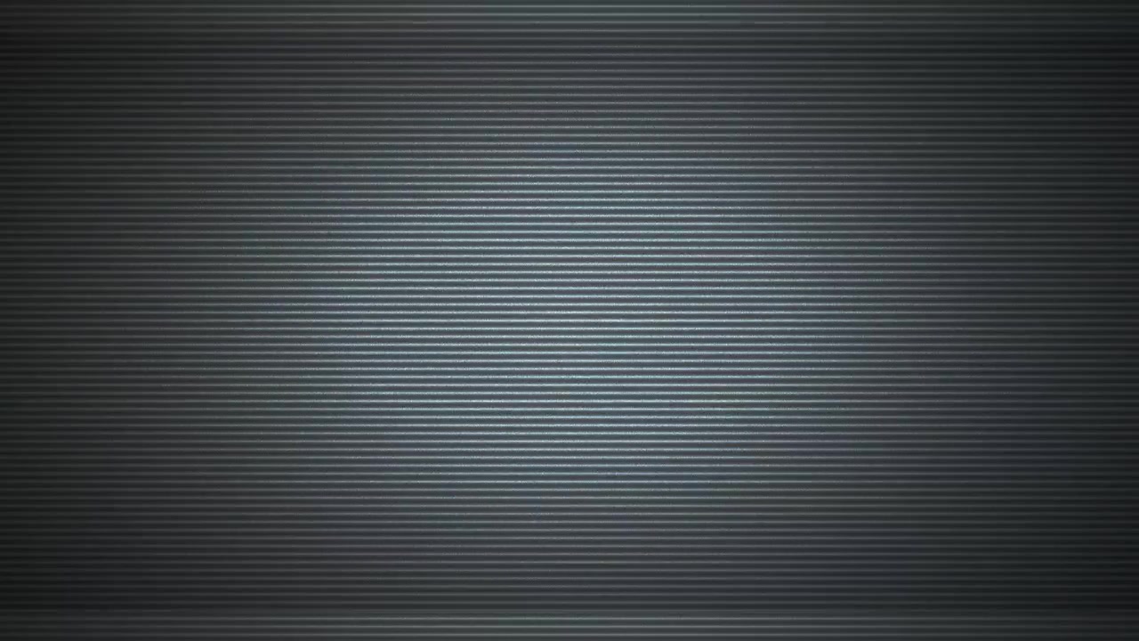 Analog Television Static Interference with Horizontal Scanning Lines
