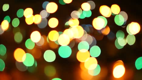 Illuminated blurred led light background, blurry garland background