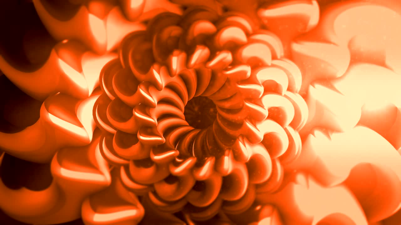 추상적인 오렌지 꽃